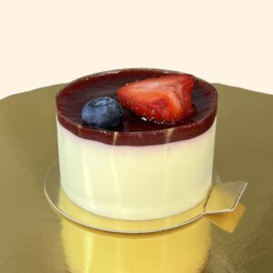 Zéró meggy torta szelet